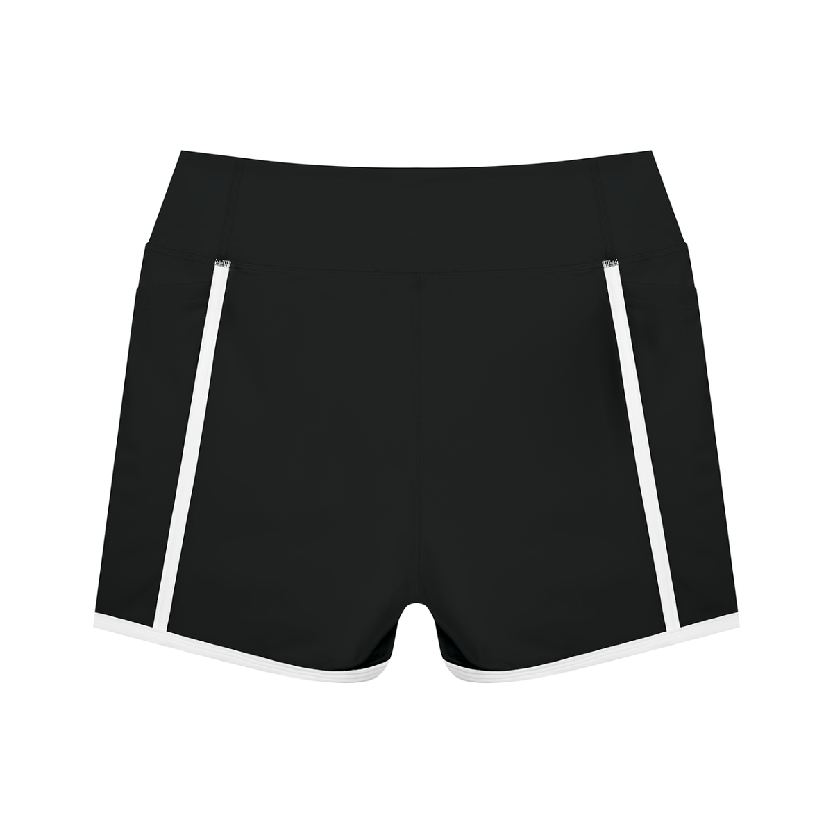 Pantaloncini da yoga biker a vita alta da donna