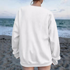 Women's Drop Shoulder Crew Neck Sweatshirt|DTF