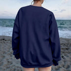 Women's Drop Shoulder Crew Neck Sweatshirt|DTF