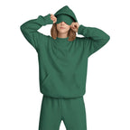 Women's Travel Nap Hoodie with Built-in Eye Mask|DTF