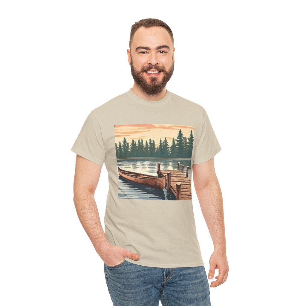 T-shirt unisexe en coton épais