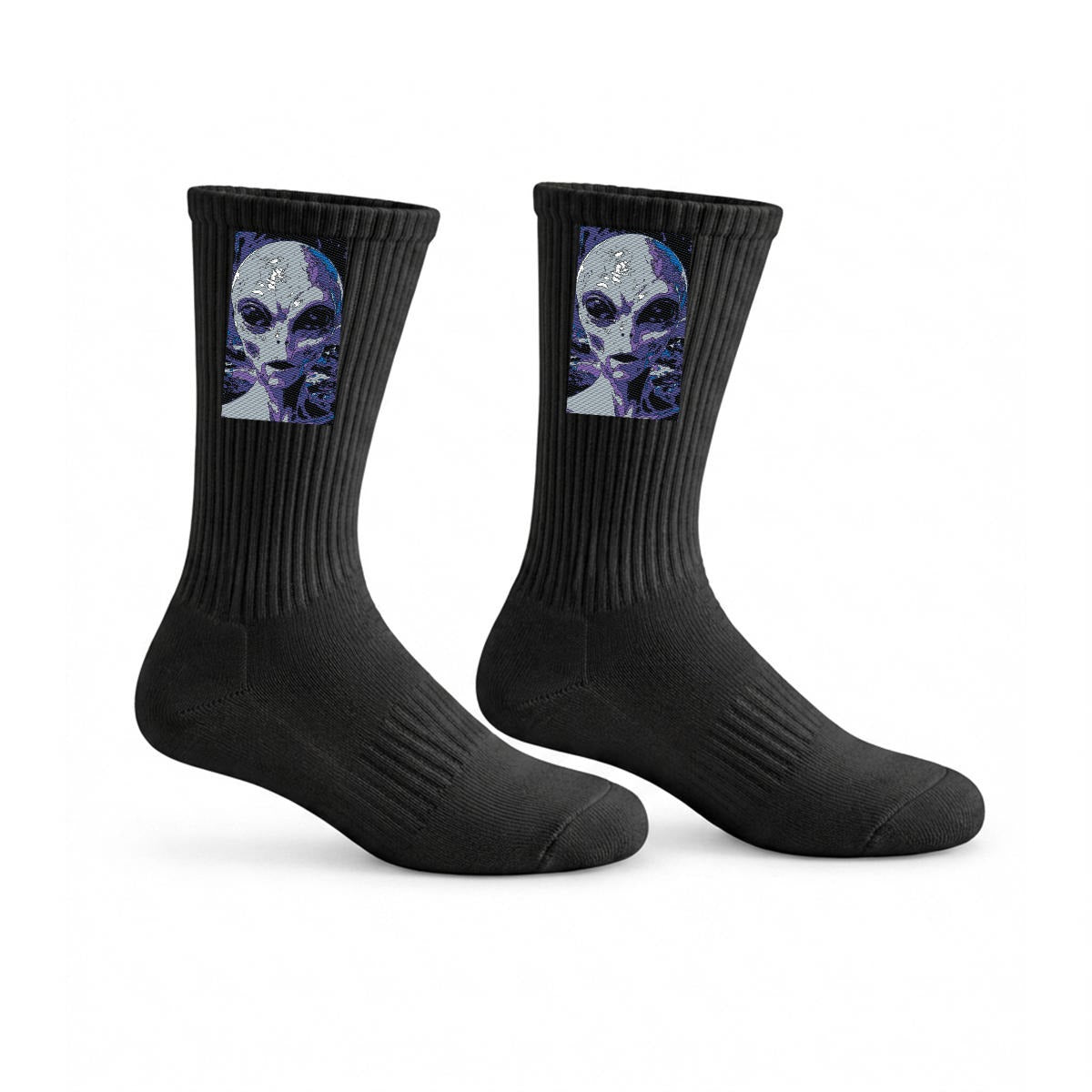 Embroidery Sports Cotton Crew Socks|Cotton