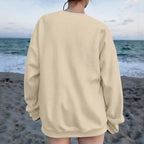Women's Drop Shoulder Crew Neck Sweatshirt|DTF
